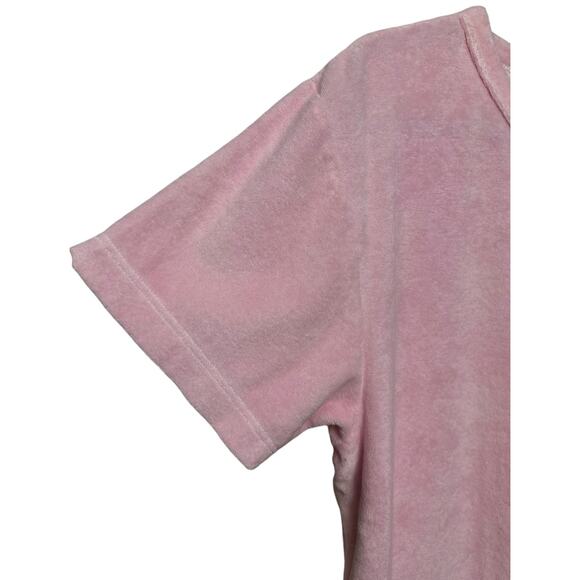 New Howlin" Fons Hand Dyed Men Top Tee in Light Pink Size Large Short Sleeves - Picture 5 of 10
